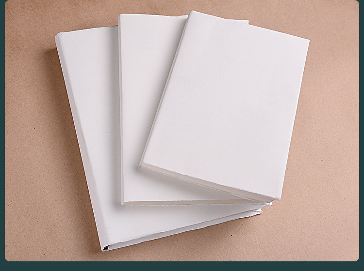 无荧光手工包书皮纸画画纸50张加厚白色包书纸32k16ka4环保