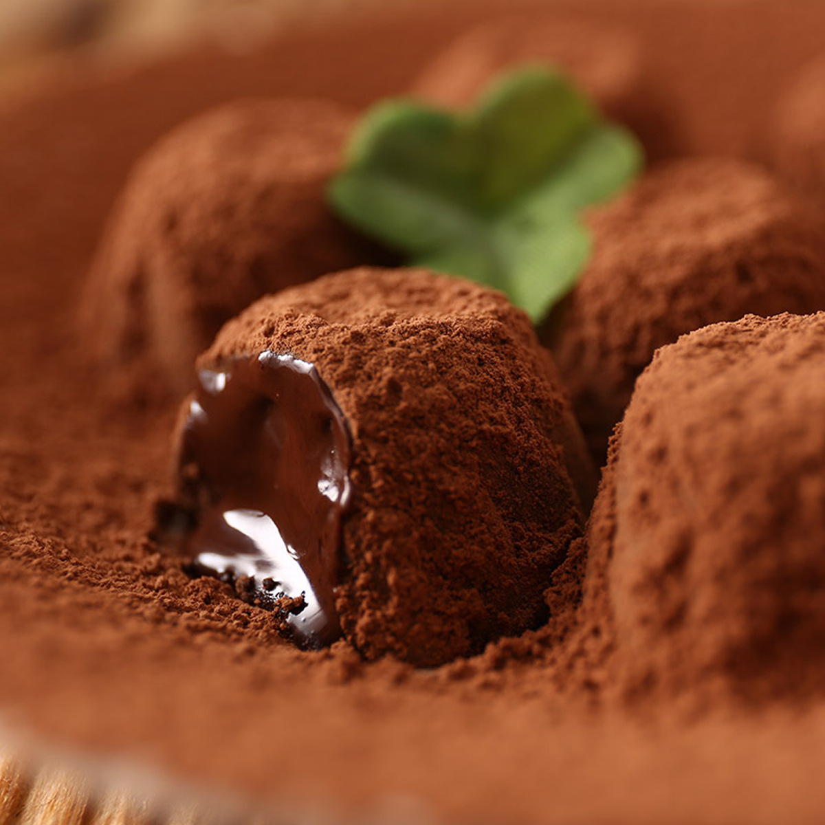 甘滋罗白色斜杠ins风混合口味松露巧克力送女友礼物