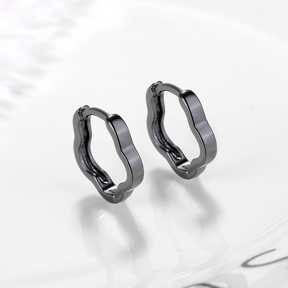 个性气质耳扣女简约韩国梅花耳环的设计感小众冷淡风耳饰耳圈耳扣