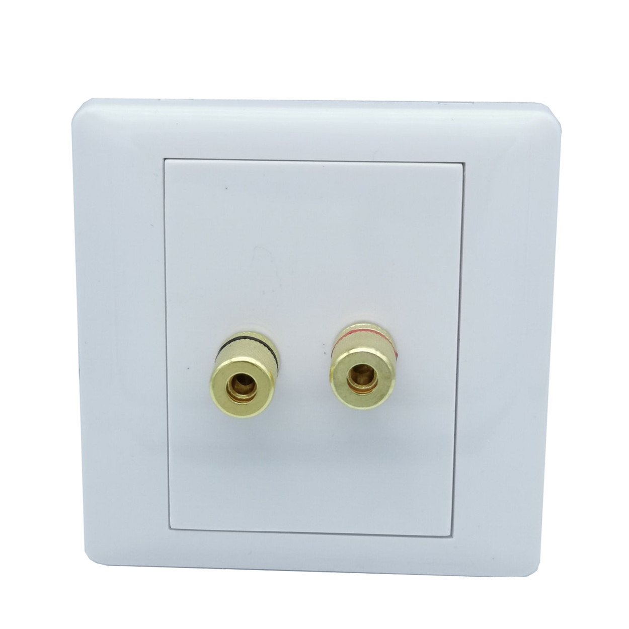 86型二头音响面板香蕉头插座音箱插座/多媒体面板任意组合搭配