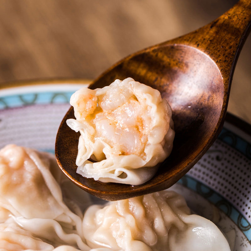 wan仔码头鲜虾云吞皇港式云吞馄饨大混沌速食早餐360g*12包24只装