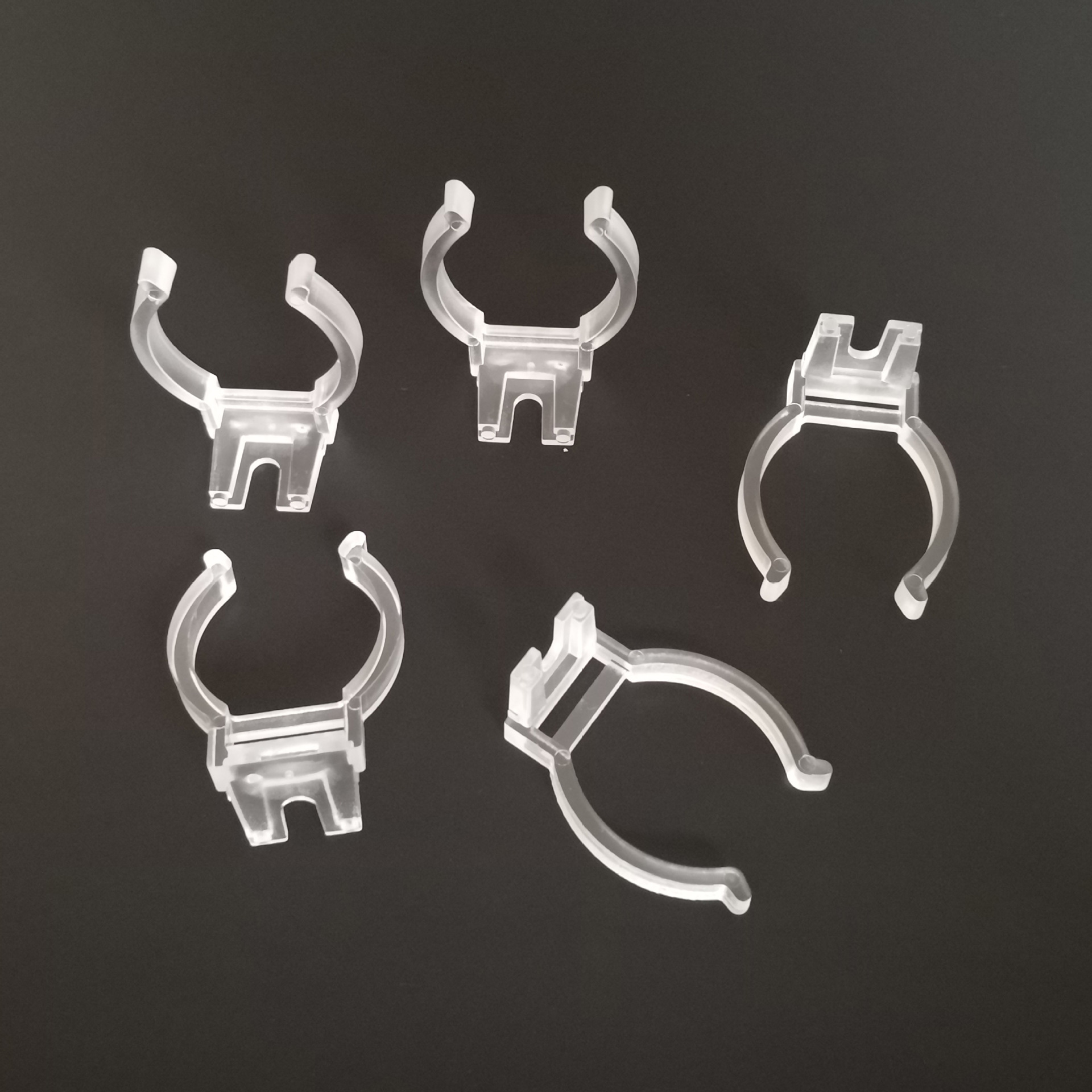 t8灯管u型卡扣 t10灯管塑胶卡扣 t12防水灯管夹 灯具配件厂家直销