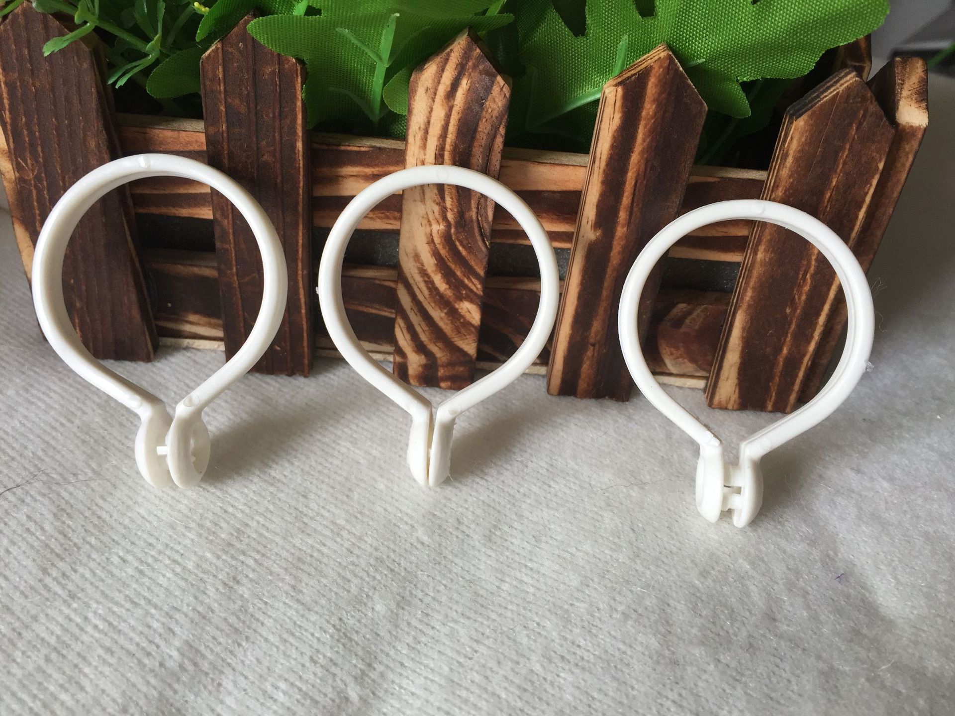 窗帘配件辅料罗马杆挂钩圈环挂环吊环挂钩扣环 活口开口环浴帘环