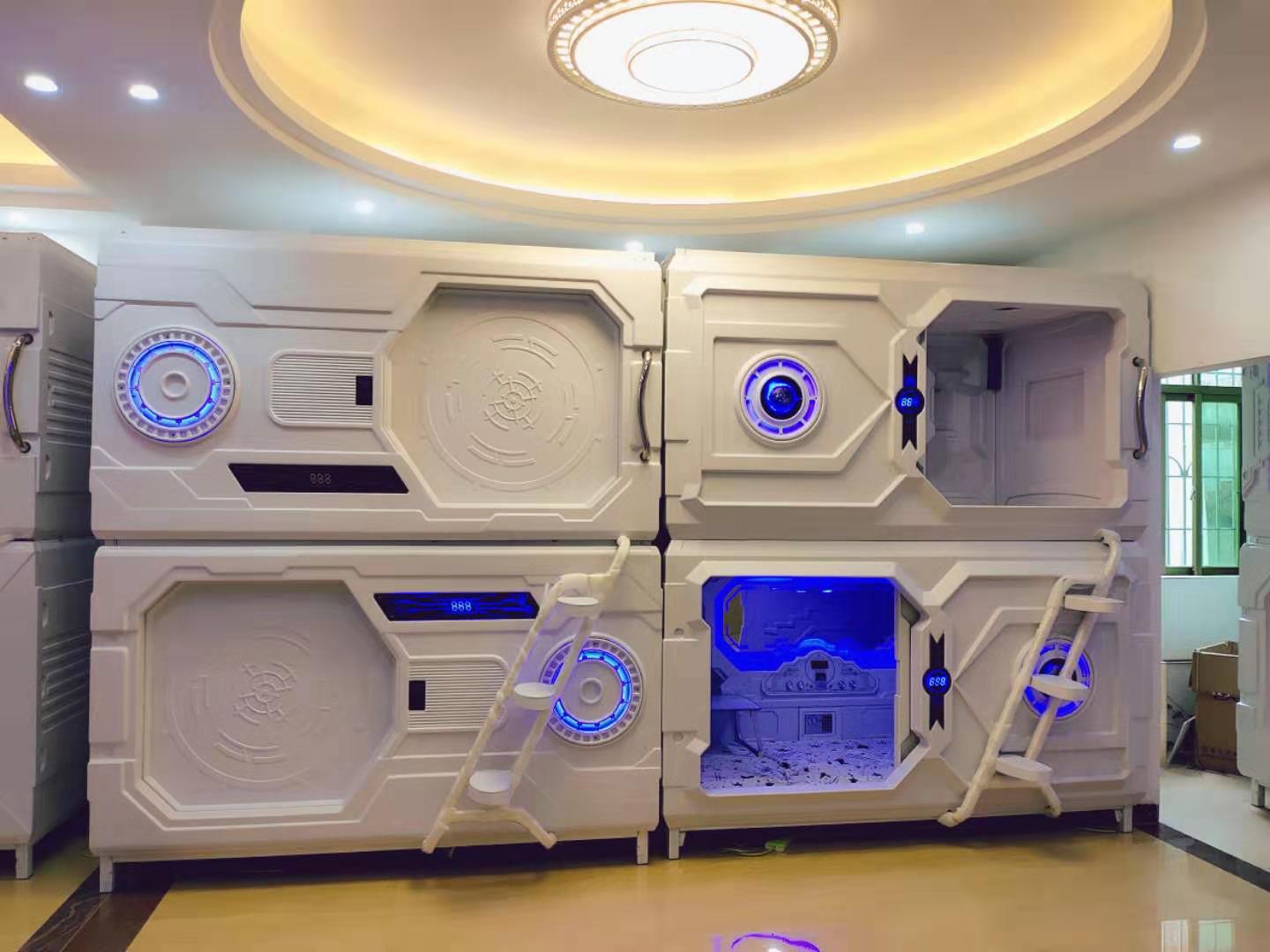 厂家直销 旅馆胶囊床 胶囊酒店 现代集装箱房 睡眠箱 小睡舱