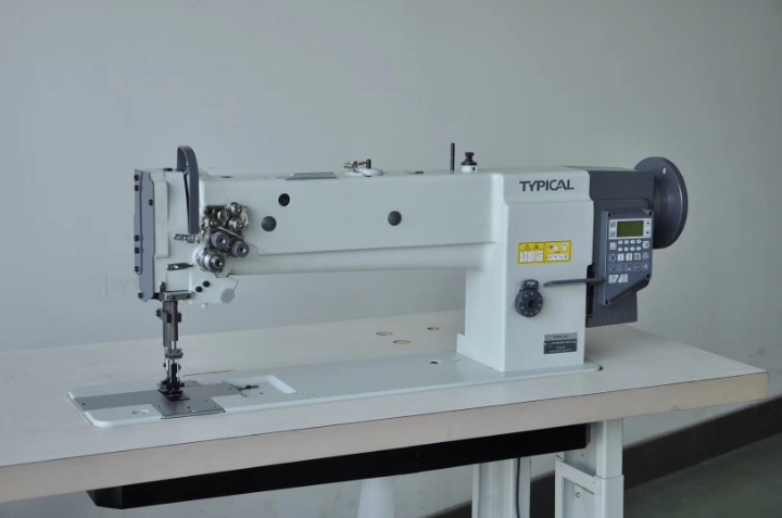 标准缝纫机双针20608hl18篷布胶垫拼接加长加高直驱自动剪线包边