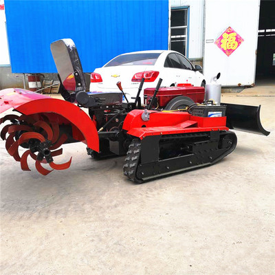 多功能旋耕机_多功能旋耕机 新款履带柴油开沟机 山地开荒除草深耕