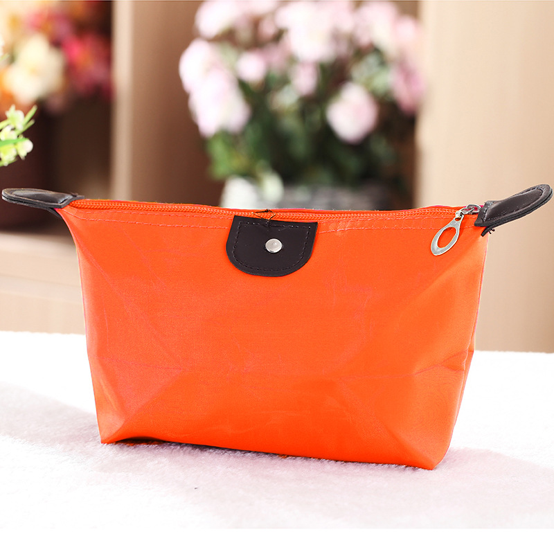 Dumplings Cosmetic Bag Korean Style Dumpling Making Foldable Ingot Cosmetic Bag Handbag Type Travel Toiletry Bag