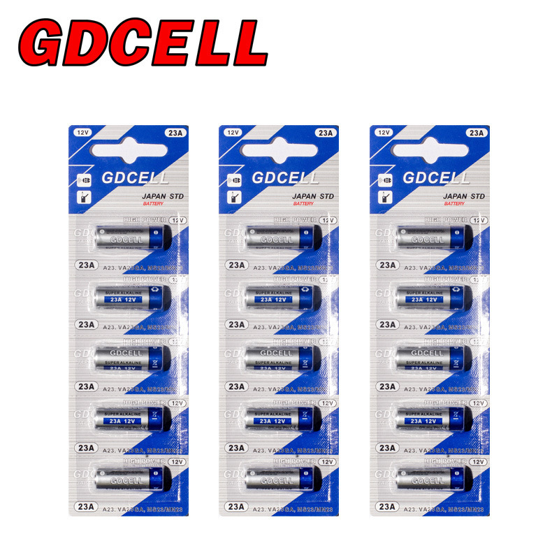 23a 12v碱性电池 汽车遥控器门铃引闪器电池 23a锌锰层叠式电池