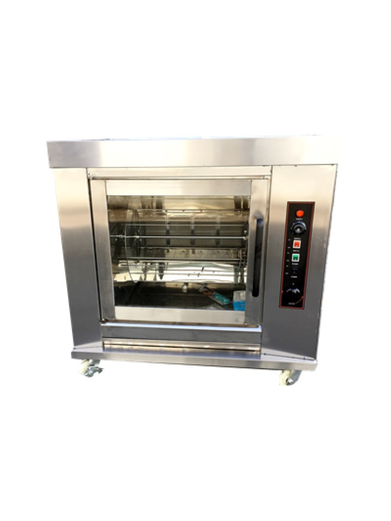 卧式旋转烤鸡炉商用摇滚烤鸡炉全自动鸡架电烤禽炉奥尔良鸡排烤箱