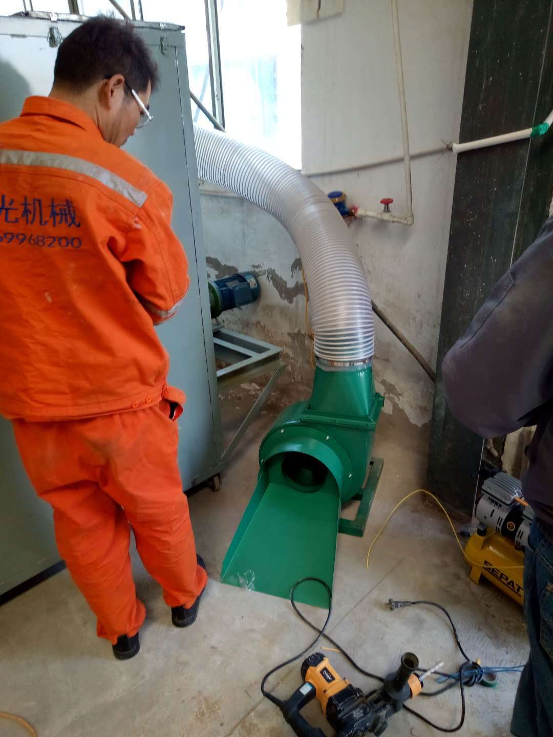 送棉机风机玩具厂送棉吸棉风机电机功率2.2千瓦三相二相