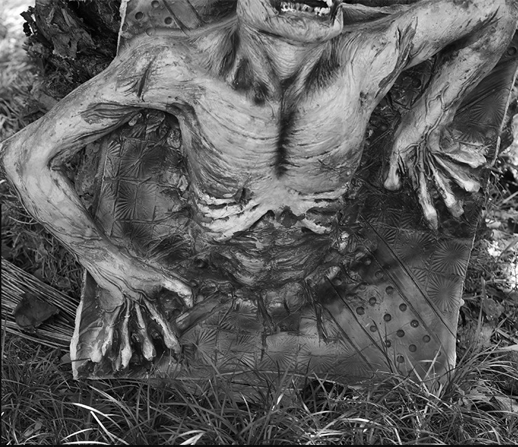 万圣节道具恶心古墓丧尸男僵尸带血恐怖干尸鬼屋密室场地布置装饰