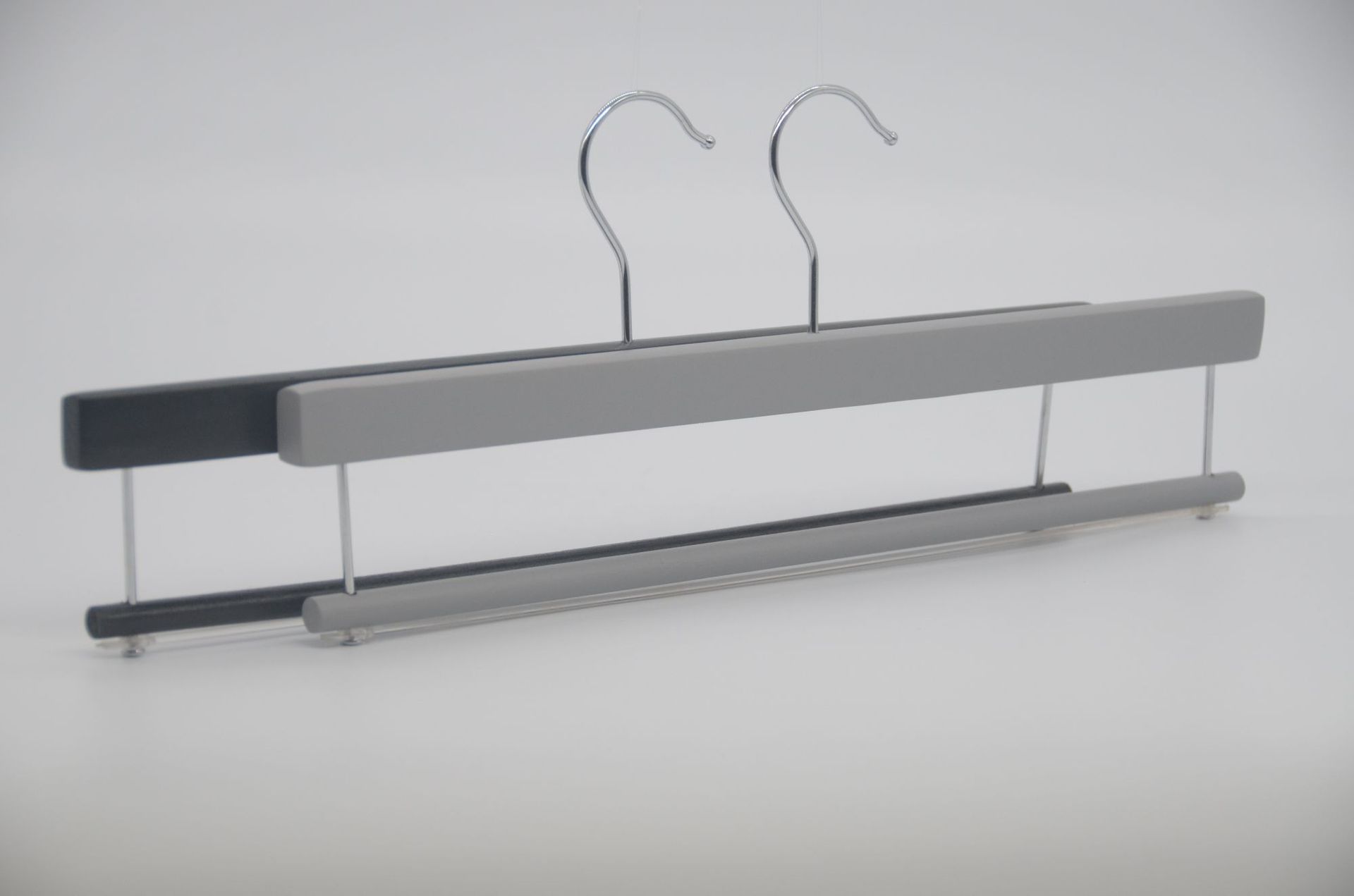 杆夹裤架实木裤架