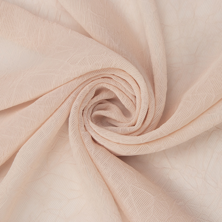 全涤雪纺面料 手抓花皱面时装布料 秋季弹力吊带衫连衣裙面料