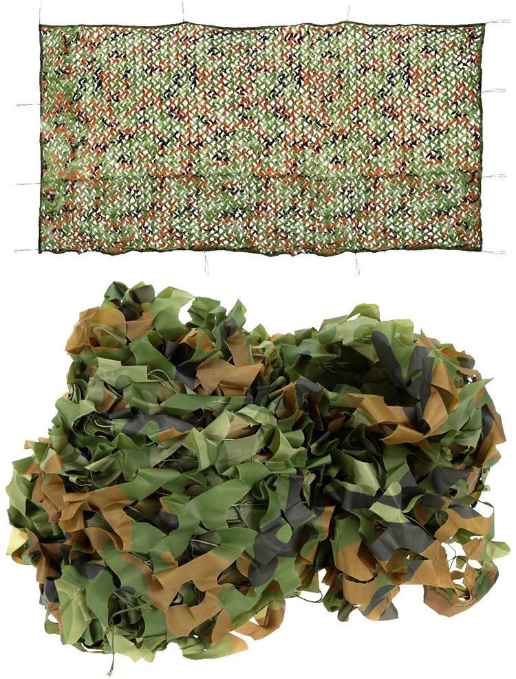 迷彩防航拍伪装网 户外林地遮阳网丛林伪装网 军事伪装网