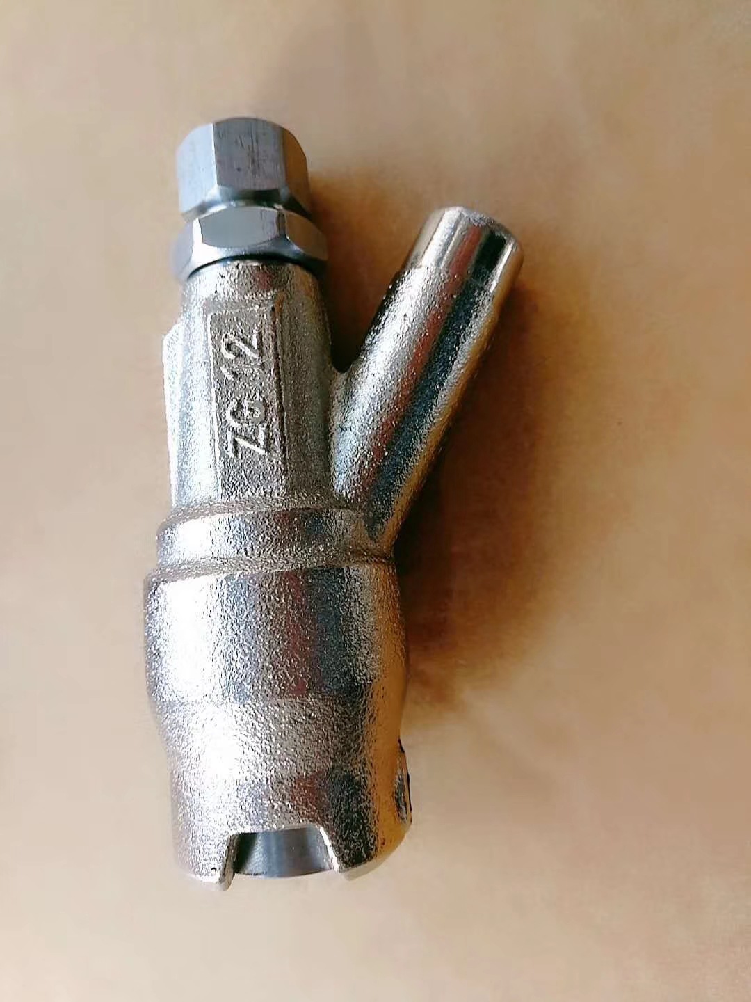 500公斤喷砂枪头吸砂桶专用除锈喷头高压工业铁板除锈扇形喷嘴