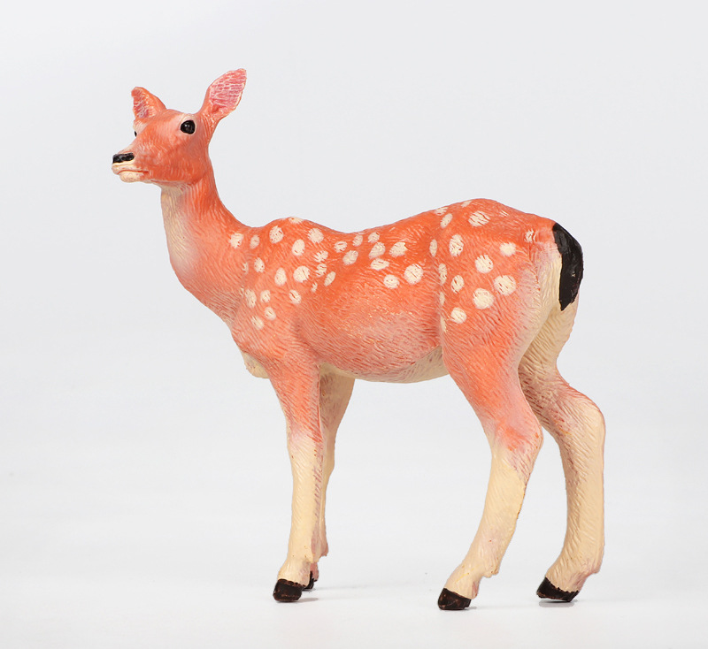 跨境热销仿真野生动物模型 梅花鹿模型 鹿 儿童玩具 摆件