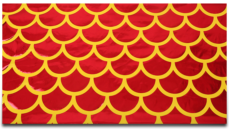 40cm鳞片是否跨境出口专供货源否颜色红色,浅绿色,蓝色用途制作龙鳞和