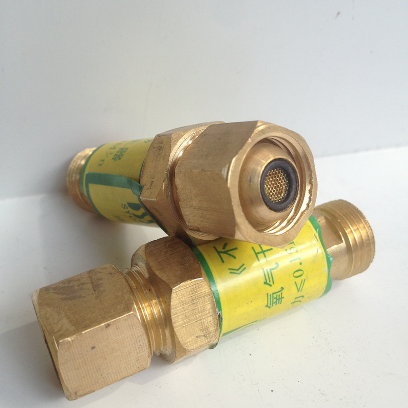 东海龙上海长城全铜氧气乙炔丙烷防止回火器止火阀hf2型