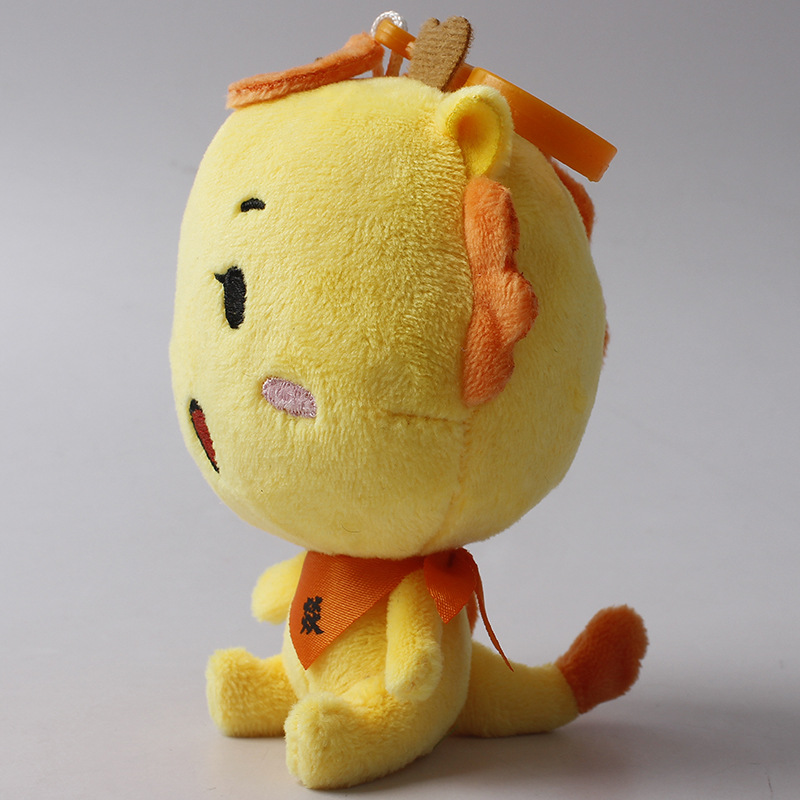 礼品玩具工厂定制新款小黄鸡毛绒钥匙扣小挂件玩偶中秋节儿童玩具