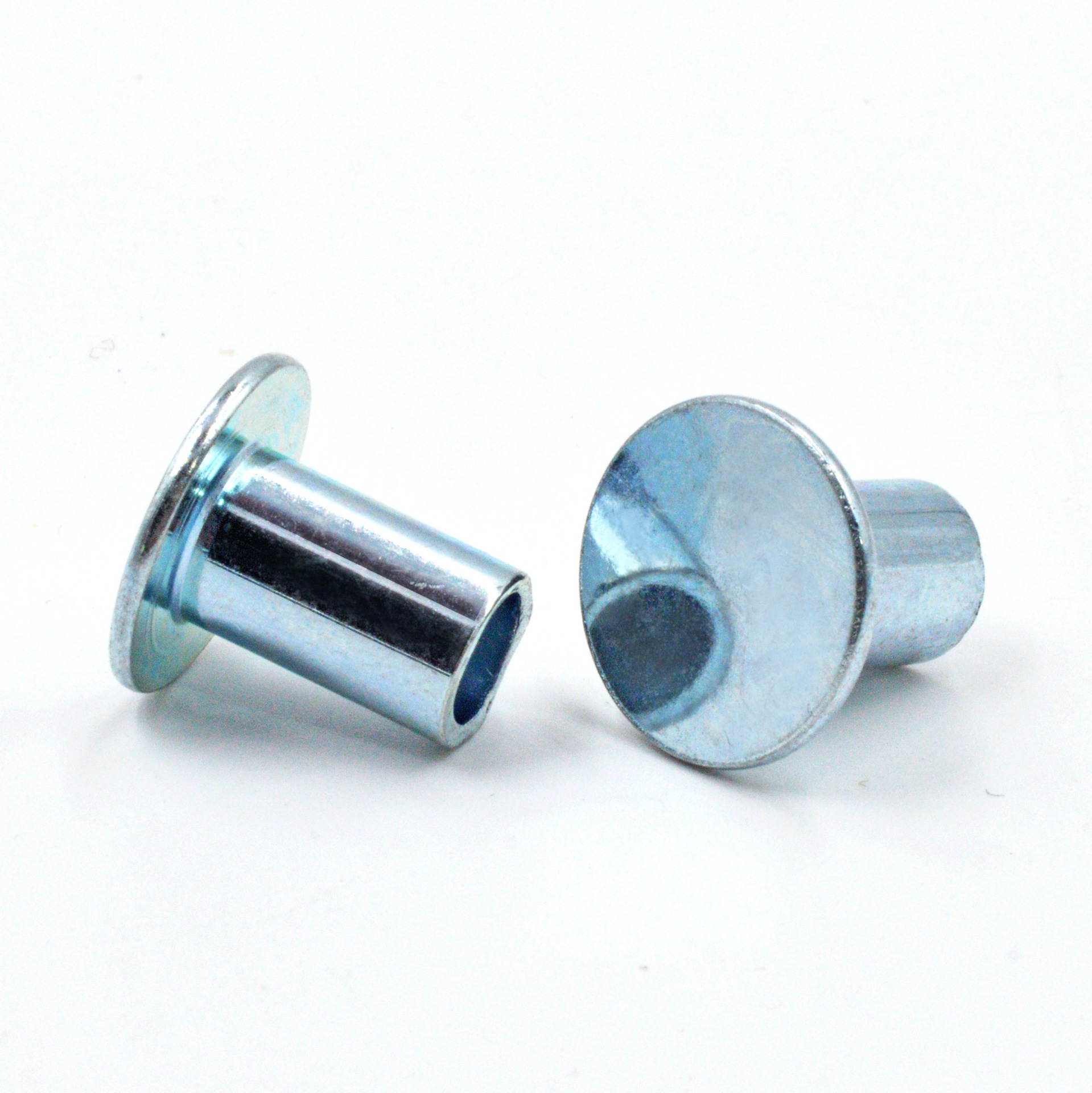 厂家现货供应 gb875 平头半空心铆钉 蓝白 支持定制 欢迎来电