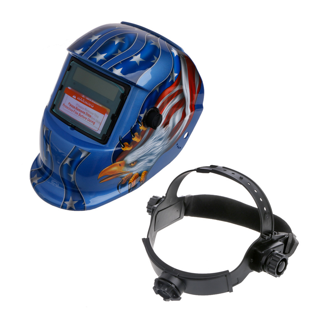 Factory Direct Sales Head-Mounted Automatic Light Changing Protective Welding Mask Adjustable Welding Cap Argon Arc Welding Mask