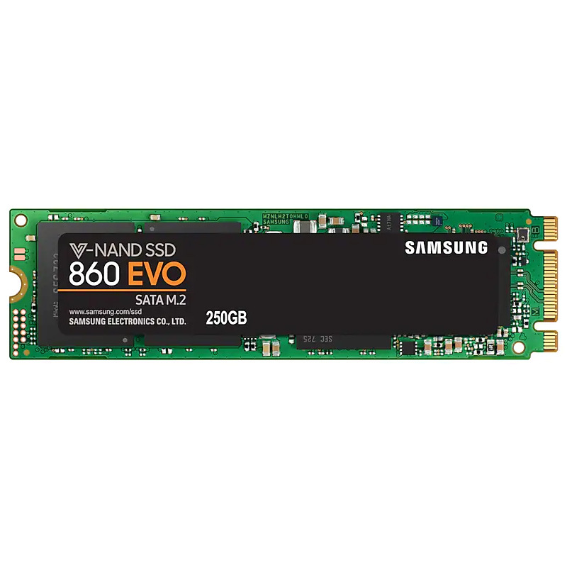 samsung/三星860 evo 250g 500g 1tb m.2 2280 ssd固态硬盘sata3