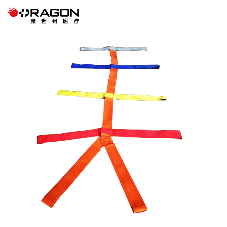 pe漂浮担架尼龙绑带脊柱固定板绑带板式担架绑带彩色安全带批发