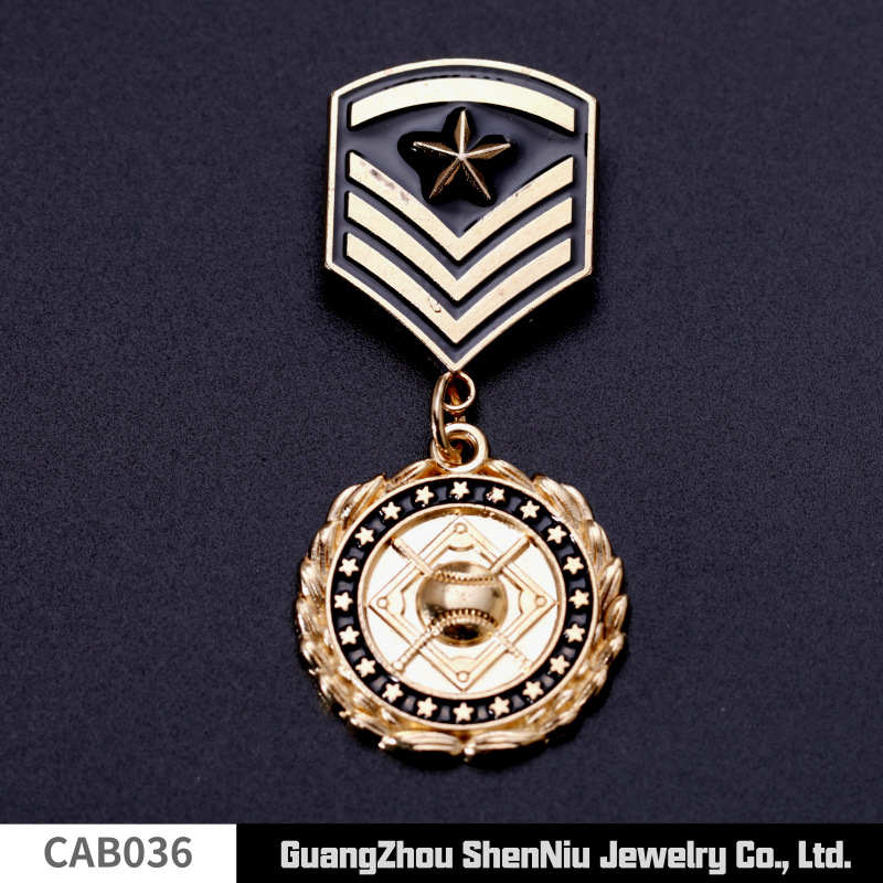 cab036 韩版时尚英伦复古西装外衣配饰胸针男女徽章胸章勋章别针