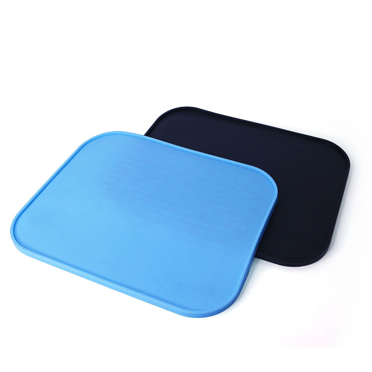 现货硅胶防烫隔热垫 方形防滑杯垫 餐具沥水锅垫 锅碗盘餐垫桌垫