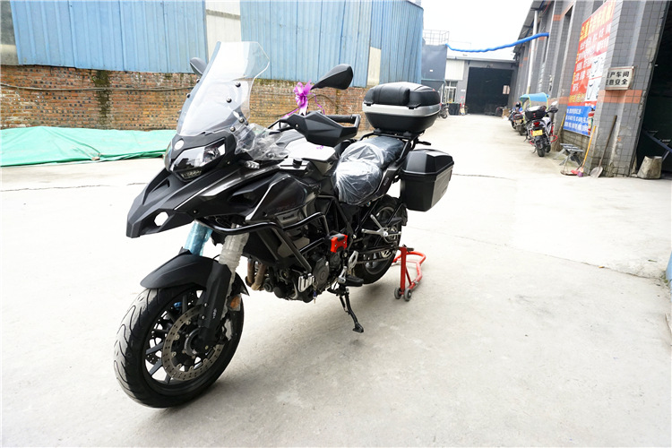 适用贝纳利金鹏502保险杠改装特技杠trk502拉力车防摔杠护杠配件