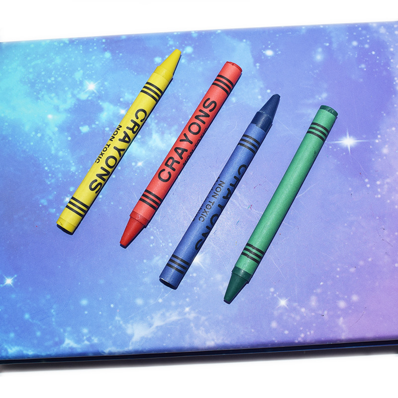 8*0.8cm红黄蓝绿4色蜡笔opp袋子包装幼儿园奖儿童绘画蜡笔