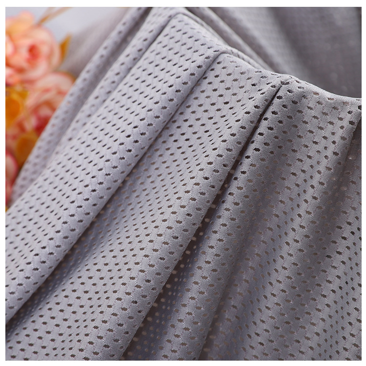 Warp Knitted Elastic Lycra 180G Mesh Jersey Workout Clothes Four-Sided Stretch Sportswear Knitted Hole Cloth Fabric