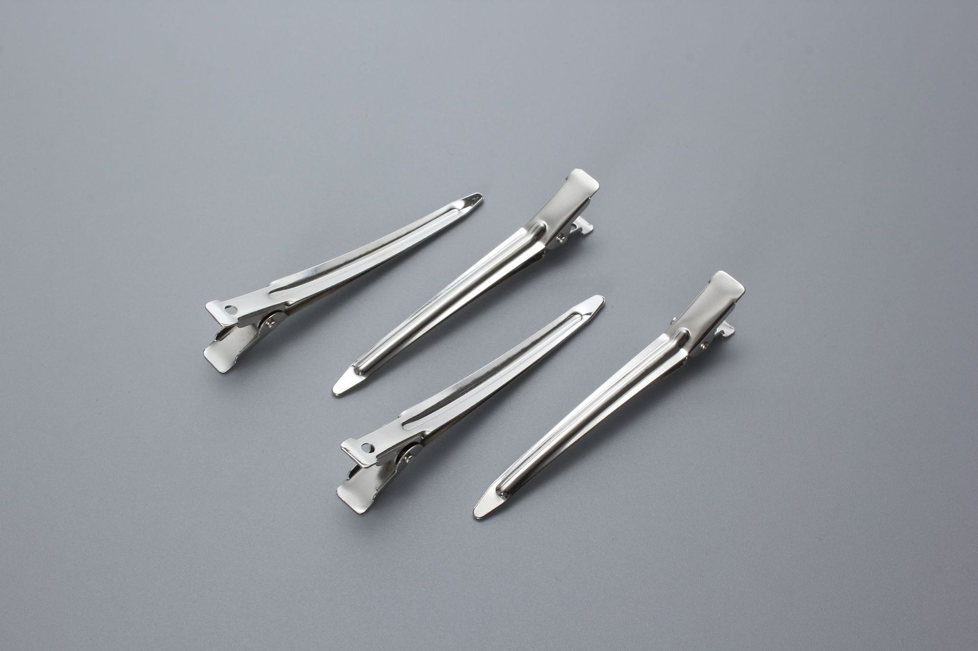 发夹发饰批发9cm鸭夹 八孔发夹 鸭嘴夹 尖夹 弹簧铁发夹 方夹