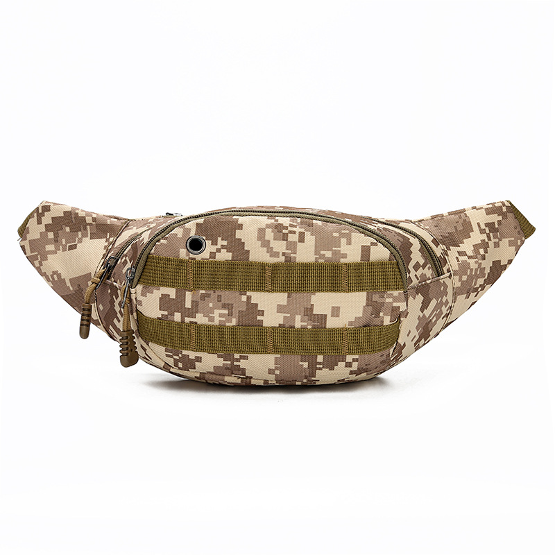 新款多功能战术腰包男士跑步腰包运动户外腰包帆布迷彩腰包