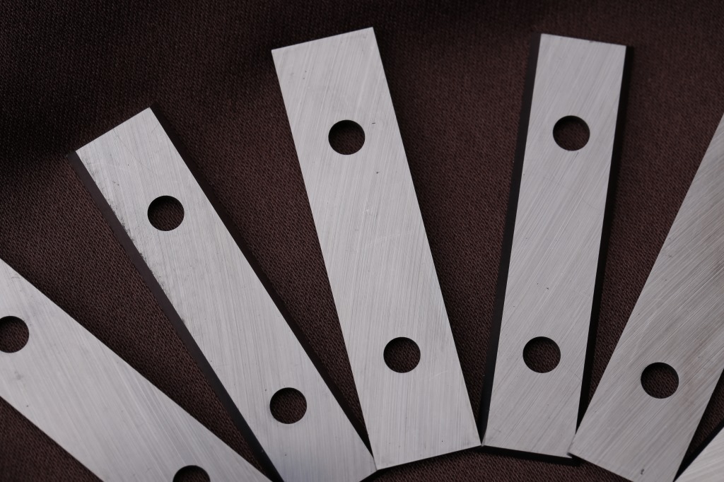 舍弃式木工螺旋刀片50×12×1.5-35°双面刨合金四刃刨刀片