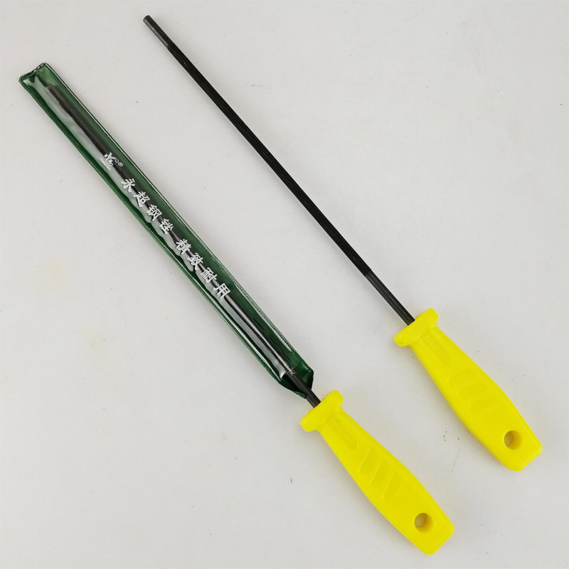 电链锯电锯锉刀汽油锯油锯链条锉刀圆锉锯锉链条打磨手锉油锯配件