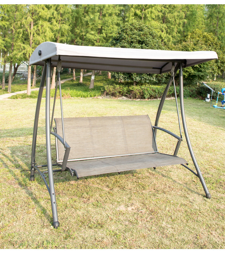 供应户外秋千双人铁艺秋千摇椅庭院花园座椅三人花园成人秋千吊椅