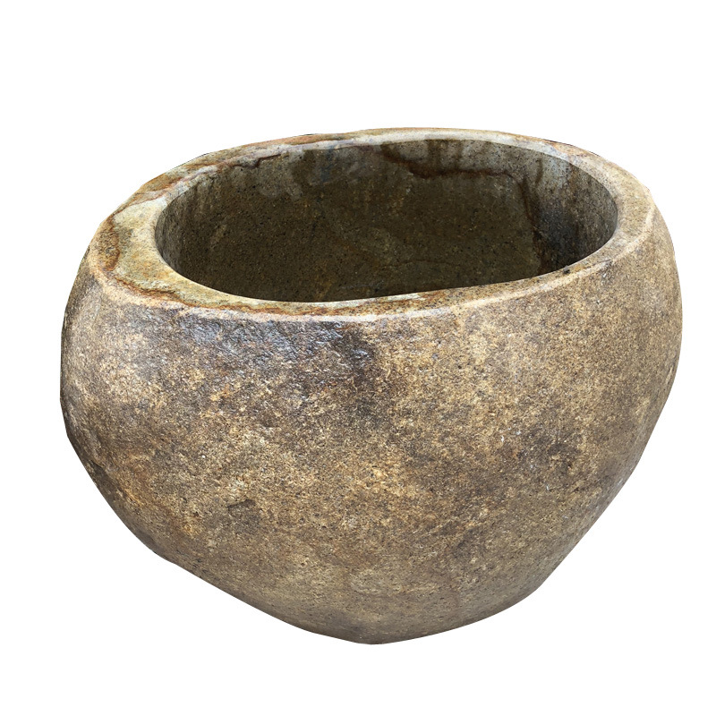 幼儿园儿童洗手盆拖把池阳台鹅卵石拖把盆中式洗手盆石头洗拖布盆