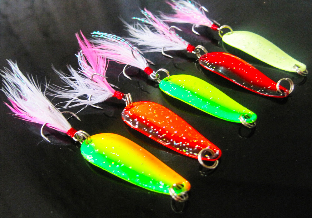 热销路亚饵亮片5克彩色亮片饵马口翘嘴路亚硬饵拟饵鱼饵