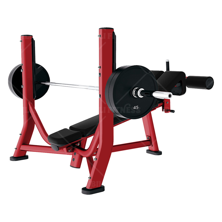 厂家批发生产下斜推举架健身房商用自由力量锻炼设备可定做贴牌