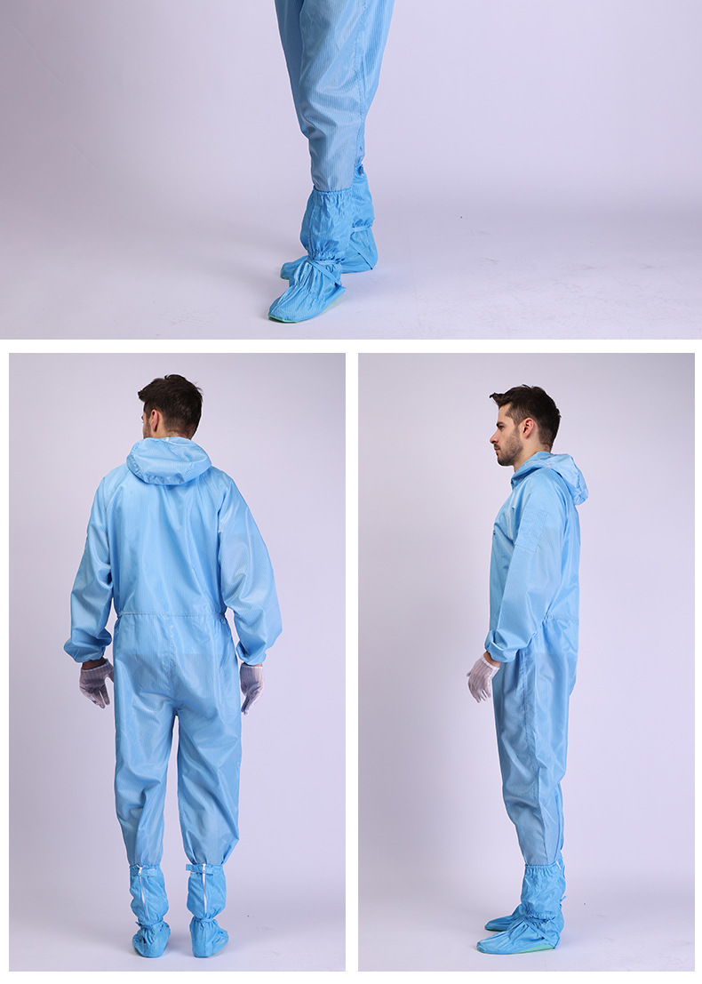 洁净服连体防尘衣服无尘服全身防静电工作服净化洁净服喷漆防护服