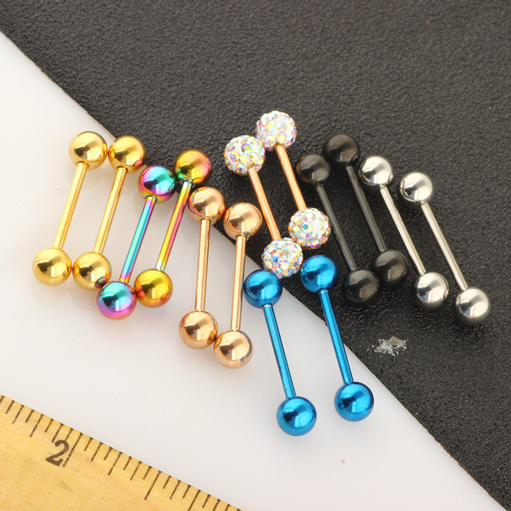 亚马逊14件套装 欧美热销穿刺饰品 乳环 乳钉舌环舌钉