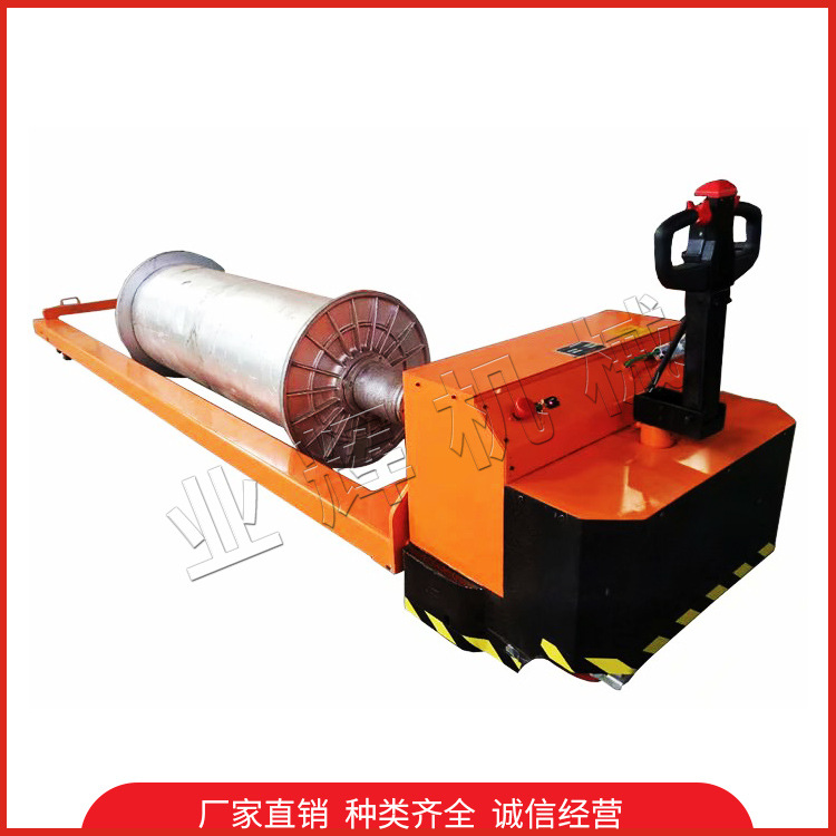 厂家生产纺织电动落布车 电动落布运输车电动经轴搬运车