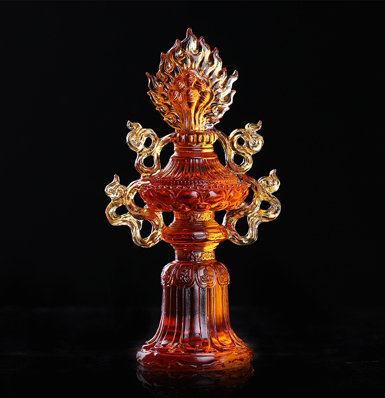 琉璃七政宝摆件轮王七珍轮王七宝佛教用品密宗佛堂供品