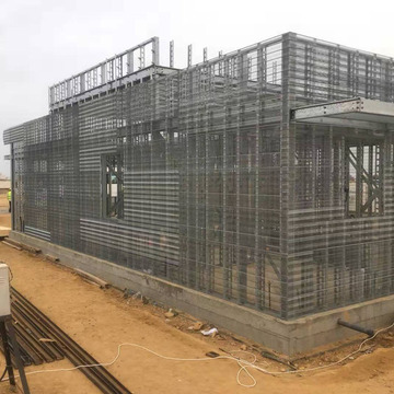 河北轻钢别墅房屋龙骨镀锌灌浆龙骨轻钢型材钢结构样板房材料