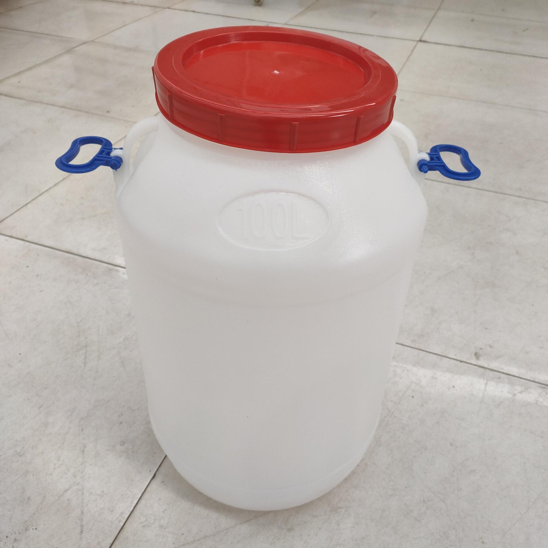 100l小模薄款塑料桶一次性包装桶海蜇桶海带桶海鲜桶酵素桶发酵桶