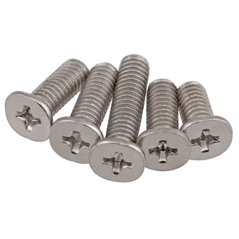 cm扁平头螺丝 大平头 镀镍薄头螺丝 平头十字大头螺钉m2m2.5m3m4