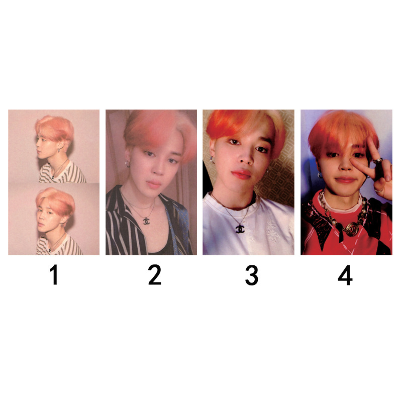 86*54mm防弹少年 map of the soul:persona  同款自制专辑小卡签名