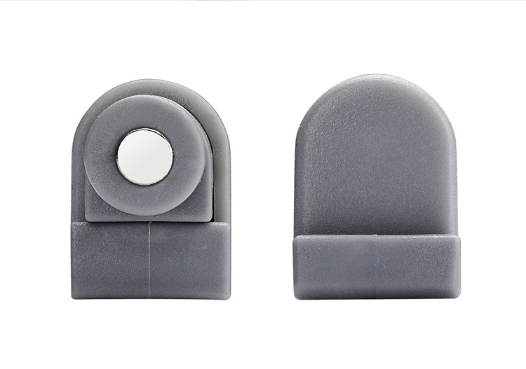 瀛秀五金柜门反弹器按压式磁碰免拉手自弹器衣橱柜加长磁吸弹按器