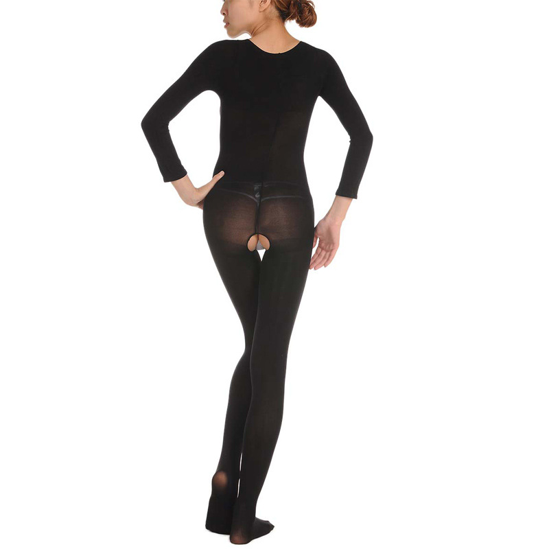 叶子媚情趣丝袜一件代发连身袜女加厚保暖天鹅绒连体袜舞蹈打底衣